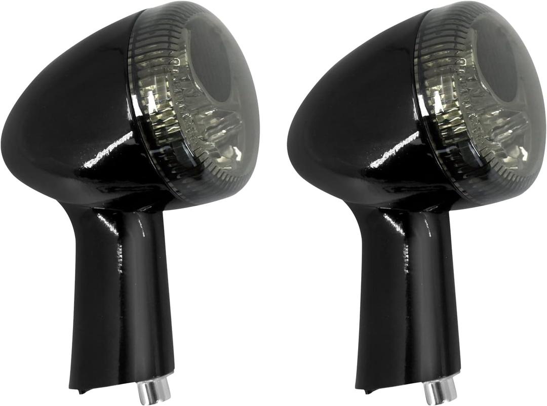 HDBUBALUS Rear LED Turn Signal Light Running Brake Light Indicator Lamp Fit for Harley Sportster XL883 XL1200 1992-2022 Black Housing Smoke Lens