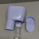 2 in 1 Hamster Water Bottle - Automatic Food Bowl, No Drip Small Animal Water Bottle Dispenser, for Syrian Dwarf Hamsters, Gerbils, Mouse, Hedgehog, Hamster Cage Accessories (Blue, Large)