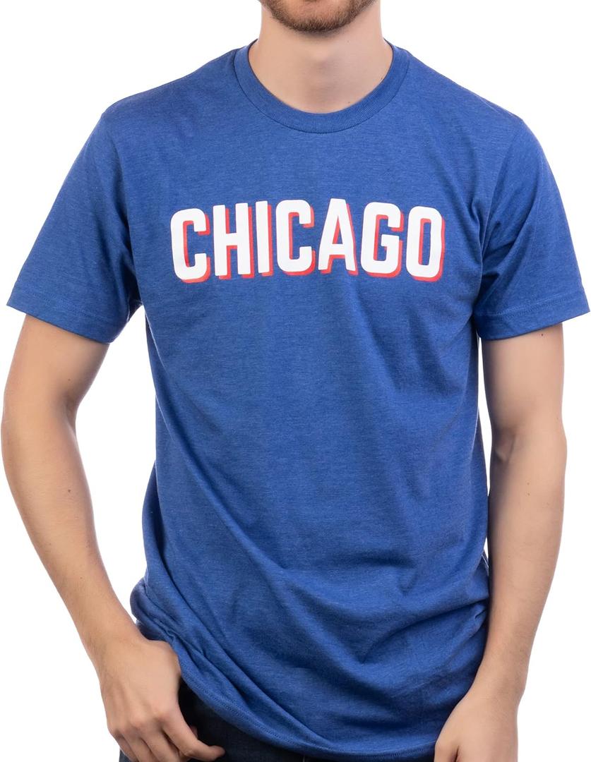 Chicago | Classic Retro City Illinois IL Lake Michigan Midwest Pride Men Women T-Shirt (XX-Large)