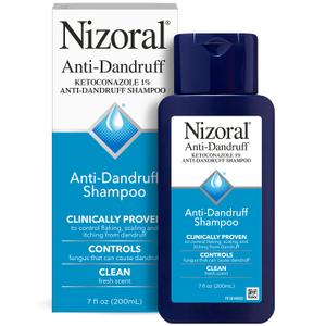 Nizoral Anti-Dandruff Shampoo with 1% Ketoconazole, Fresh Scent, 7 Fl Oz, Best By 03/2027
