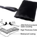 2 x 4 Pack Outdoor Faucet Cover for Winter Freeze Protection Winter Outdoor Faucet Cover Socks Waterproof Insulated Outdoor Spigot Hose Covers with Reflective Strip for Winter Cold Weather 8.3 x 5.5 Inch