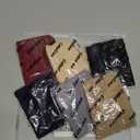 Caterlove Women's High Waisted Seamless Underwear No Show Wave Edge Bikini Panties Full Coverage Hipster 6 Pack (Medium)