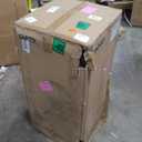 Safco Canmeleon Trash Can, 38 Gallons, Indoor and Outdoor Use, Durable & Weather-Resistant Commercial Garbage Can with Stone Panels, Black