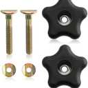MOTOALL 92-2260 & 106-4161 Knobs with Screws for Toro Handle
