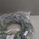 26'' Large Lavender & Eucalyptus Wreath for Front Door - Artificial Eucalyptus Leaves Greenery Outdoor Wreath for Wedding Farmhouse Porch Wall Room Home Decor (Blue)