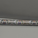 Coavas Stained Glass Window Film Decorative Privacy Cling for Home Bathroom & Front Door, 3D Floral Design, UV Blocking, Heat Control, Non-Adhesive, Reusable, Yellow, 23.6" x 35.4"