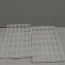 2 Pack 36 Grids Clear Plastic Organizer Box with Adjustable Dividers, Small Craft Organizers and Storage, Compartment Container for Bead, Nail, Jewelry, Art, DIY Crafts, Fishing Tackle, Small Items