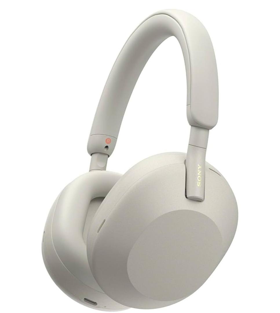 Sony WH-1000XM5 Noise Canceling Wireless Headphones - 30hr Battery Life - Over-Ear Style - Optimized for Alexa and Google Assistant - Built-in mic for Calls - Silver International Version