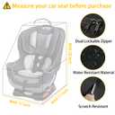 YOREPEK Padded Car Seat Travel Bag Backpack, Toddler Travel Essentials