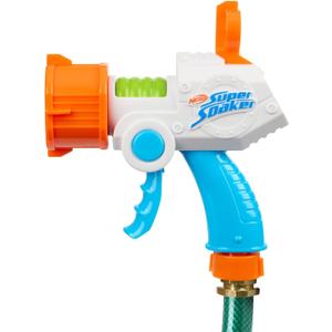 NERF Super Soaker Quadblast Blaster  Garden Hose Powered Soaking Machine for Epic Backyard Battles