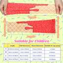 JaGely 16 Pairs Ice Cream Arm Sleeves for Kids UV Sun Protection Football Basketball Baseball Compression Long Sleeves Youth