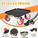 Furniture Dolly Set 5 Wheels with 360 Wheels and Wheels Lockable Brakes, 1400LBS Furniture Movers for Home Office Furniture Appliances Labor Easing Mover