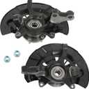 Pair Front Steering Knuckle and Wheel Hub Bearing Replacement for Toyota Camry 2007-2009