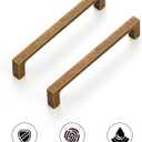 Ravinte 10 Pack Solid 5 Inch Kitchen Square Cabinet Handles Antique Brass Pulls Drawer Pulls Kitchen Cabinet Hardware Handles