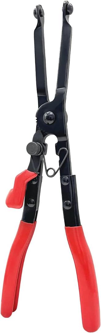 Clamp Spread Pliers with Locking Device,Working on Lap Joint Clamps,Connector Double Clamps and Exhaust Pipe Clamps