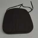 Amazon.com: Shinnwa Dining Chair Cushions, Non Slip Kitchen Chair Pads with Ties, Indoor Seat Cushions, 15 x 15.5 inches, Dark Brown : Home & Kitchen