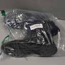 Vepose Women's Combat Ankle Boots Lace up Comfortable Short Booties Low Heel (8.5, Black)