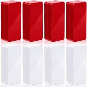 16 Pcs Outdoor Flag Weights Magnetic for Bottom of Flag Wind Banner Weights Waterproof for Stopping Outdoor Banner Drapery Tangles (Red,White)