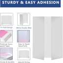 Rsgift 4 Pcs Tri-fold Poster Boards 48 x 36 inches, Premium Corrugated Presentation Boards with Double Sided Tapes,Display Boards for School Project,Exhibitions, Business Presentation
