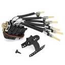 FJ503 Spider Fuel Injector Assembly 6 Cylinder w/Bracket Compatible with Chevy Blazer S10 Express Silverado Astro GMC Jimmy 1500 C1500 K1500 Safari Oldsmobile V6 4.3L 1996-2005 Replace FJ10565