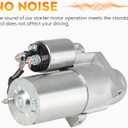 Starter for 99-00 Cadillac Escalade 5.7L, 97-98 Chevy Astro Van 4.3L, 01-02 Silverado 96-02 Express 94-00 C/K 95-00 Tahoe 96-02, 94-00 GMC Savana Sierra Yukon, Without Heat Shield, 41012153 6449