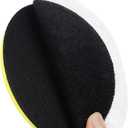 IPELY 6 Pcs 5 Inch Wool Polishing Buffing Pad Polishing Buffing Wheel for Drill Buffer Attachment with M14 Drill Adapter