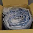 Sleeping Pad,3-inch Thick Memory Foam Camping Mattress,Portable Roll-Up Mat for Car/Tent/Floor/Cot/Travel,Comfortable Pad for Guests Sleepover (Blue)