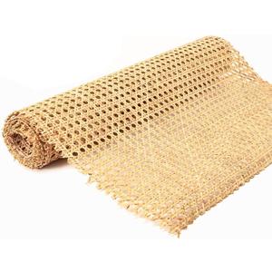 16" Width Cane Webbing 5Feet,Natural Rattan Webbing Roll for Caning Projects,Woven Open Mesh Cane Material for Cabinet,Chair Repair,Furniture Making Supplies