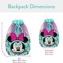 Disney Minnie Mouse Swimming Bag | Girls Swim Bag With 3D Ears | Minnie Mouse Backpack | One Size Blue