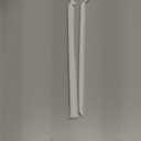 Delxo 500 Count Individually Wrapped Clear Plastic Straws - 7.75 Inch Long, 0.23 Inch Diameter - Disposable Drinking Straws for Party, Every Occasion - Made in USA