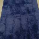 Zentavio Blue Rug Boys Rugs for Bedroom 4x6 Dark Blue Carpet Nursery Aesthetic Kids Playroom Navy Area Rugs for Teen Home Decor Fluffy Shag Bedside Floor Living Room Carpet