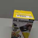 Olive Glow Cooking Oil Dispenser, 400 mL 2-in-1 Spray & Pour Glass Bottle, Leakproof & Refillable for Air Frying, Roasting, Grilling, Fine Mist for Salads, Works with All Types of Cooking Oils