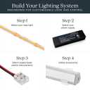 Kichler 6T Series COB Dry Tape Light High 2700K 100FT, 24V Dry Rated, 6COB1100H27WH, 
What's In The Box: (1) Tape + 24" Supply Lead (Both Ends)
2700K delivers a soft, relaxing glow