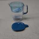 Brita Tahoe Large 10 Cup Water Filter Pitcher with Smart Light Filter Reminder and 1 Standard Filter- Transparent Teal