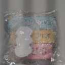 4 Pcs Easter Wooden Tiered Tray Decor, Easter Eggs Decorations Gifts for Home, Spring Table Centerpiece for Party Kitchen Holy Week Farmhouse (Pink)