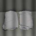 Outpain White Spandex Table Clothes for 8 Foot Rectangle Tables-2Pack 8FT Spandex Fitted Table Cover, Wrinkle Free Tablecloths with Skirt for Parties, Wedding, Birthday, Banquet, Festival