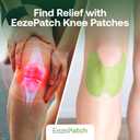 EezePatch Herbal Knee Relief Patches (10 Count)  Natural Joint Support for Knee Discomfort, Mobility & Flexibility  Herbal Extracts for Soothing Relief  Easy-to-Apply Patches