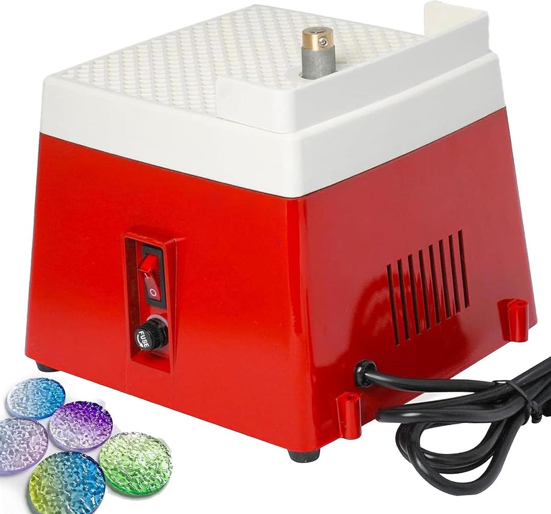 Glass Grinder for Stained Glass, Mini Portable Stained Grinder Tool with 5/8" Grinder Bits, for Glass Processing Arts and Decoration, Glass Grinder Machine