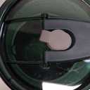 Joeyan Glass Coffee Cup Tumbler with Handle Lid and Straw, Smoothie Iced Coffee Tea Glasses Mug, Green Colored Drinking Jar for Water Juice Beverages Soda Milk, 15oz, Set of 2, Dishwasher Safe