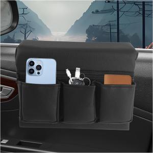 Car Armrest Storage Box for Window,Multi-Function Car Window Armrest Organizer with Multiple Storage Pockets,Arm Rest Organizer Cars Windows for Armrests and Increasing Storages