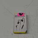 Acoustix High Fidelity Earbuds Lightweight Wired Headphones Mic IPX4 Splashproof (Black)