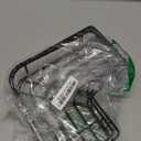 Corner Shower Caddy - 2 Pack, Adhesive Shower Organizers, Rustproof Stainless Steel Shower Shelves with 8 Hooks, No Drilling Bathroom Organizers and Storage Racks, Space-Saving, Black, Large