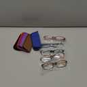 NORPERWIS Reading Glasses 5 Pairs Quality Readers Spring Hinge Vintage Glasses for Reading for Men and Women (5 Pack Mix Color-2, 0.5, x)