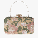 Womens Vintage Floral Embroidery Clutch Evening Handbag Shoulder Bags Purse for Wedding Party Prom