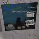 Suteck 16-Inch x 14-Inch x 6-Inch Recessed Shower Niche, Single Shelf, Ready for Tile, Black