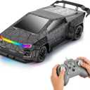 Remote Control CarAll Terrain 2.4GHz RC Truck for 3-12 Year Old Boys, Electric Vehicle RC Car with LED Lights for Kids, Birthday Gifts for Kids (Gray)