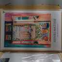 Framed Matisse Wall Art, 3 Piece Large Canvas Abstract Art Prints for Living Room, Henri Matisse Famous Landscape Painting Picture - Total Size 30x60