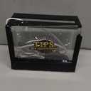Light Up Tip Jar for Money - Acrylic Donation Ballot Box for Bartender with 2 Sign Holders, Re-mote, LED Light, Lock- Suggestion Box Tip Box for Restaurants Musicians Voting Charity, USB Powered