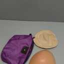 Silicone Breast Form Triangle Bra Inserts Mastectomy Prosthesis Padding Enhancers One Piece, Size Small