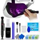 VR Headset Cleaning Kit for Meta Oculus Quest 2 3, Xbox, PS, Wii - Lens Cleaner, Pen Cleaner for Facial Interface, Face Cover Pad, Game Controller - AR VR Accessories
